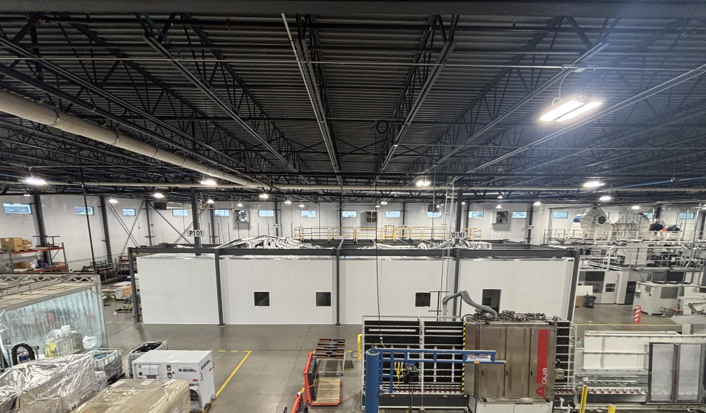 Overview of an ISO 8 dry/clean room